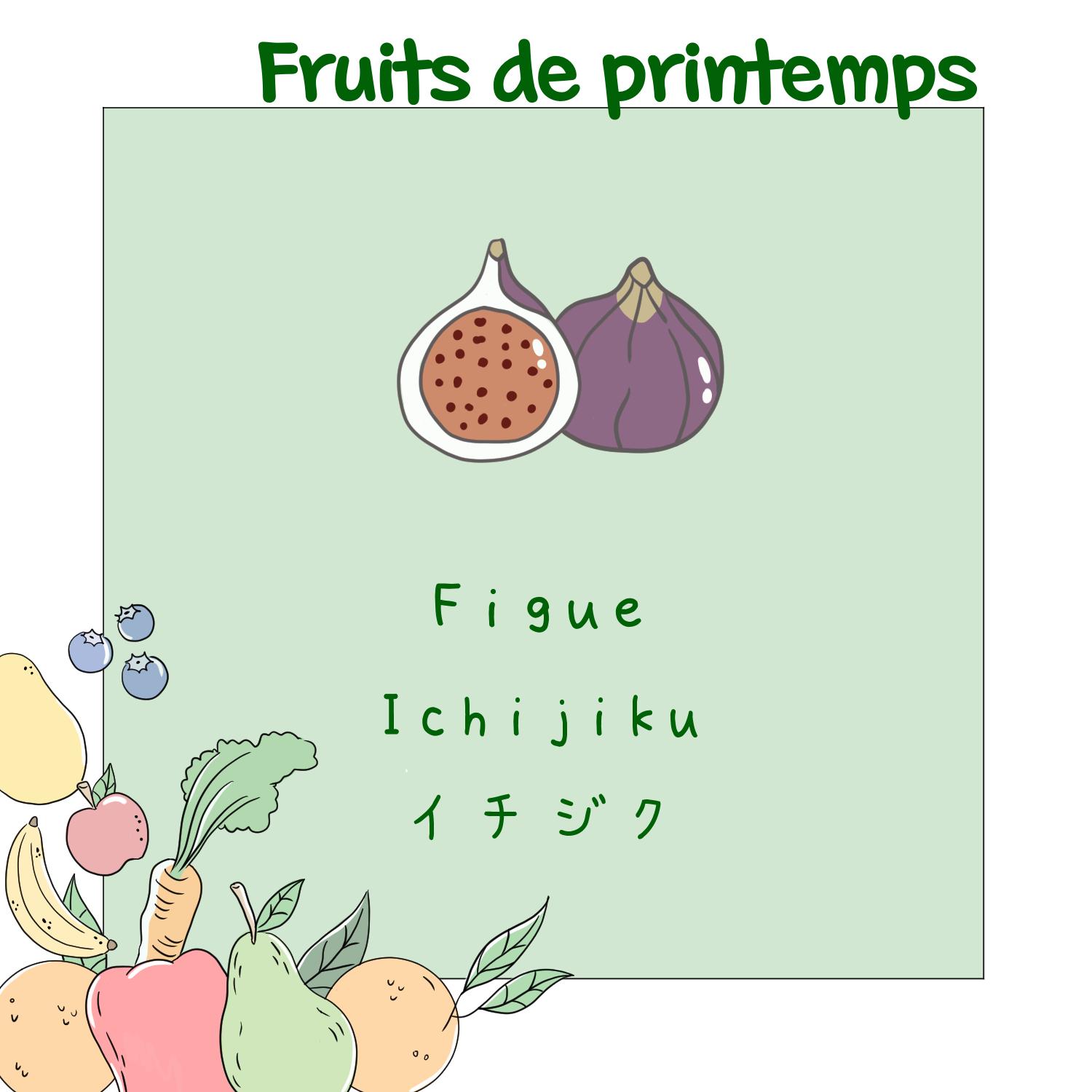 Fruits et légumes en japonais - Printemps 13