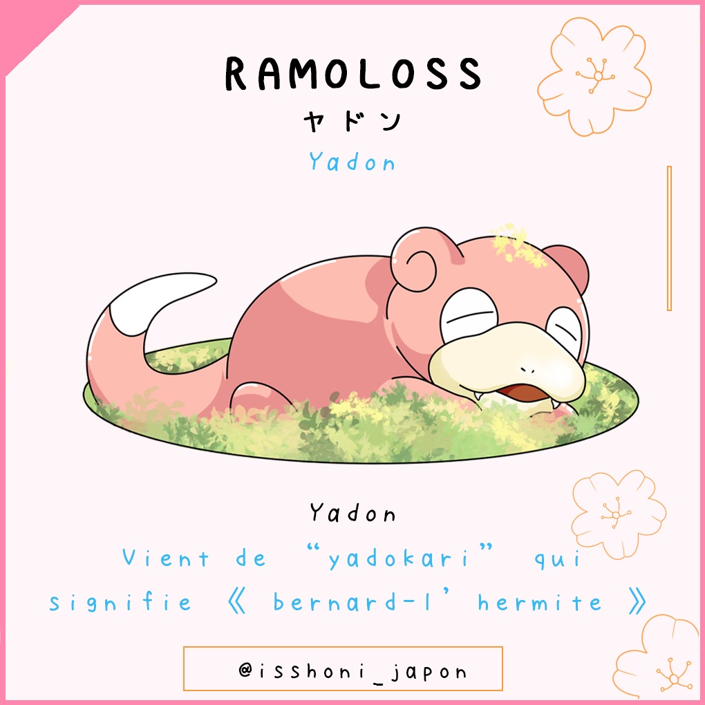 nom des pokemon en japonais - ramoloss