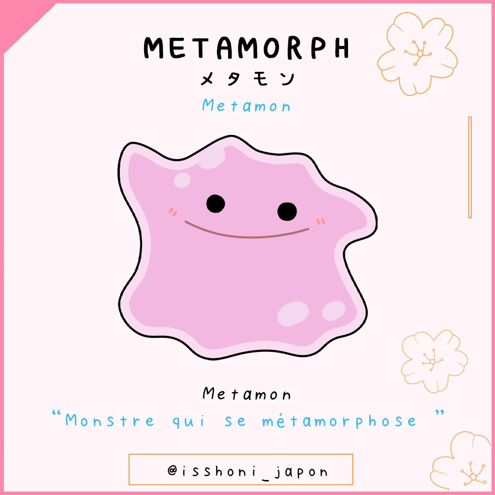 nom des pokemon en japonais - métamorph