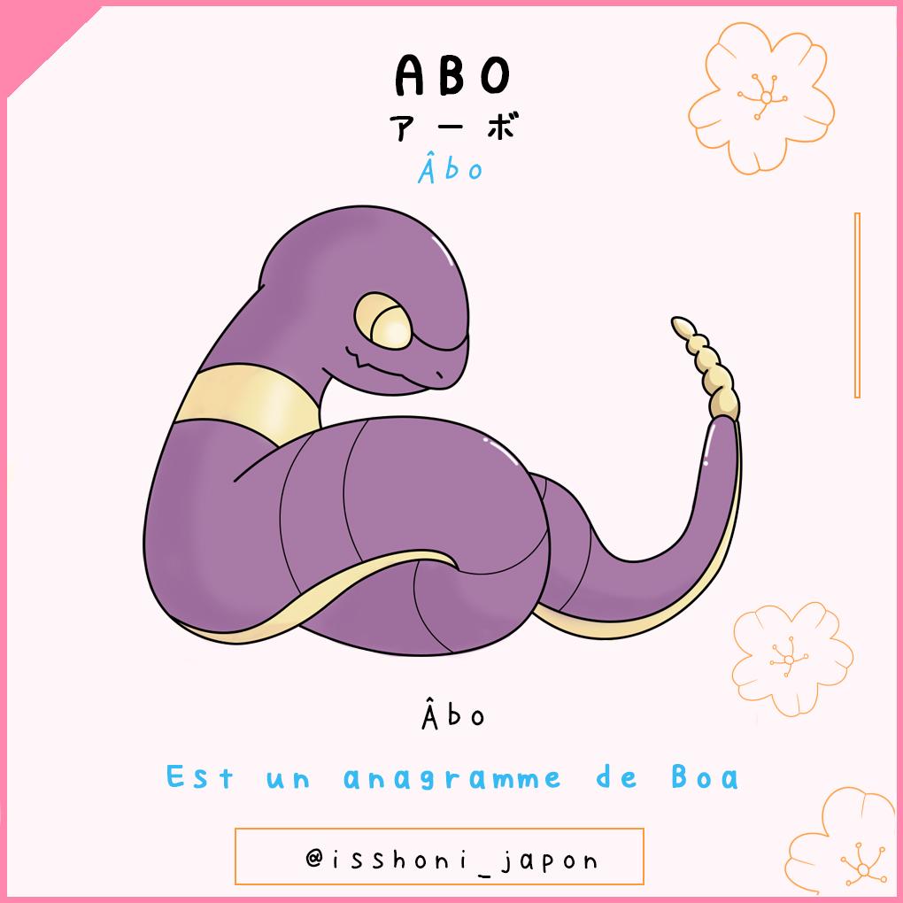nom des pokemon en japonais - abo