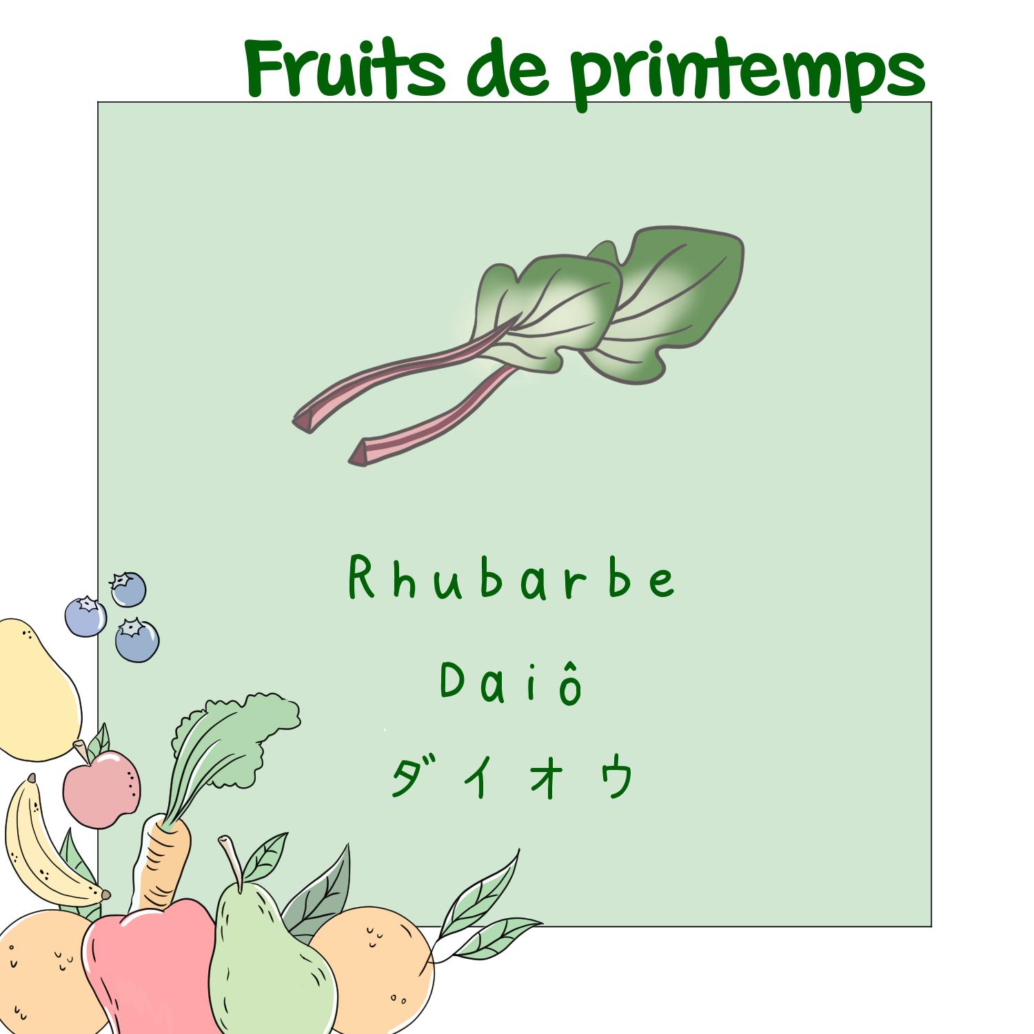 Fruits et légumes en japonais - Printemps 11