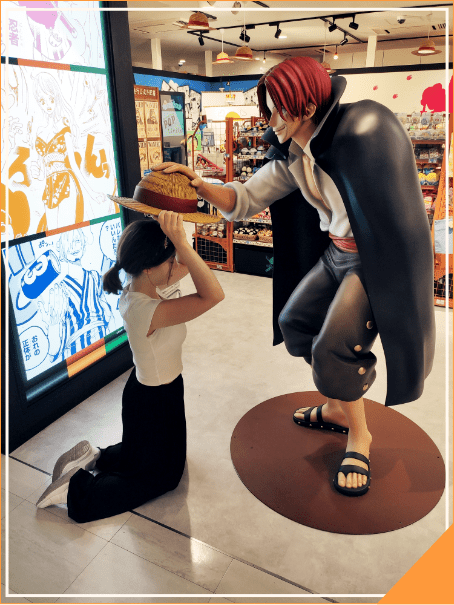 Marion et Ace (One Piece) - professeure japonais Issho Ni