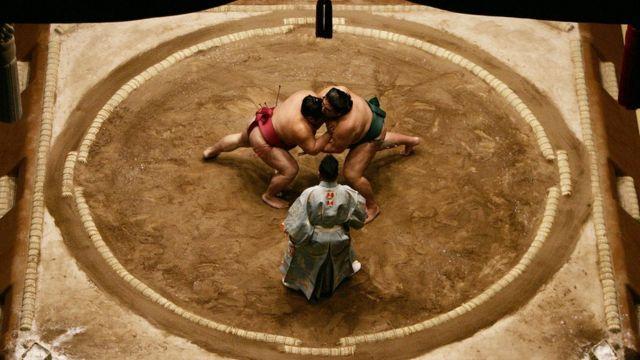 Combat de sumo - choc